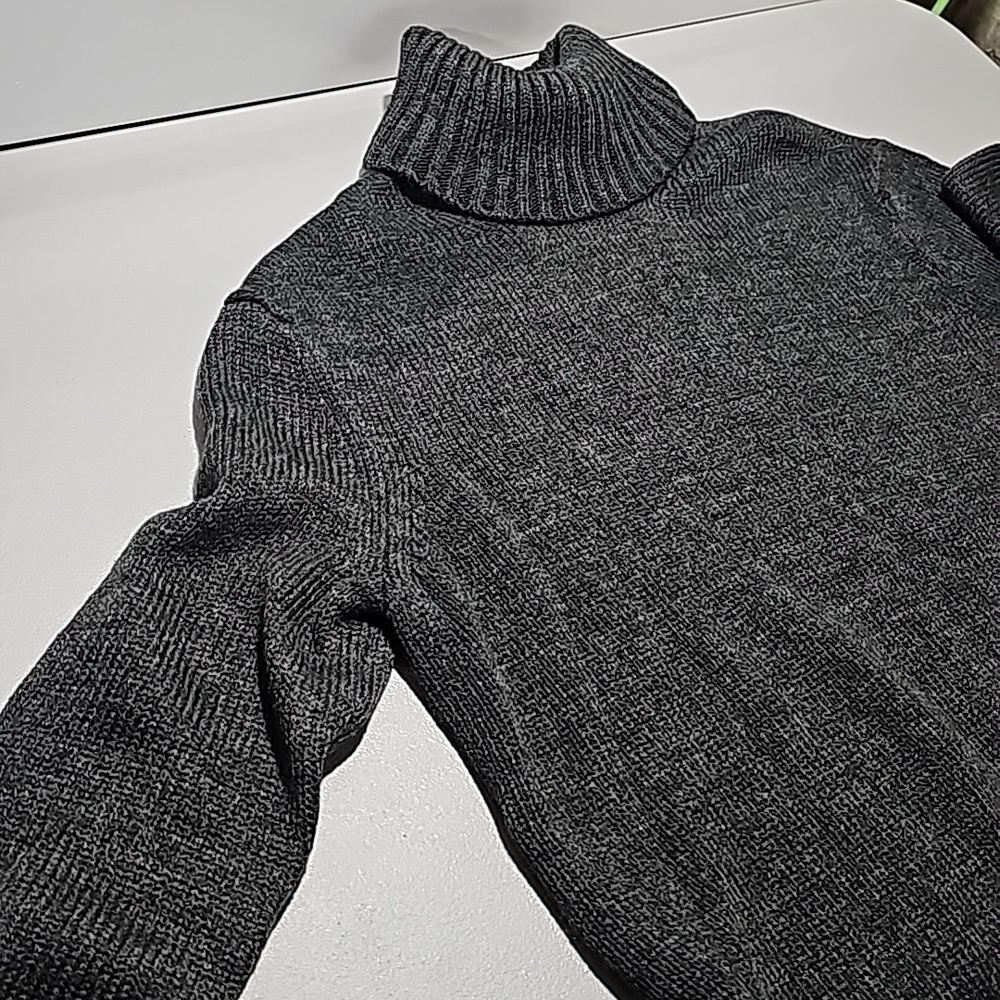 Joe Fresh small charcoal turtleneck sweater - Picture 5 of 7